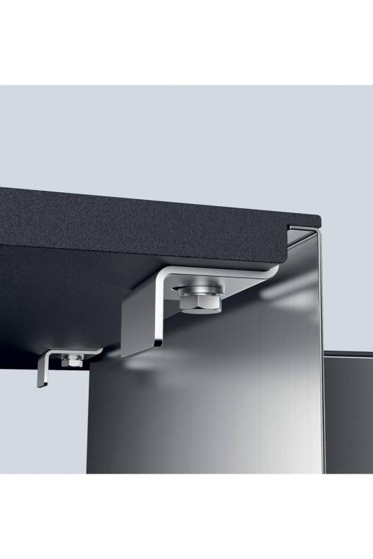 Foster Phantom Slimline Edelstahl Spülbecken 40x40cm Unterbau für keramische Arbeitsplatten 1208971123