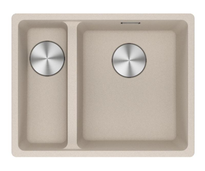 Franke Maris MRG 260-34-15 Fragranite Kaffee Creme Spüle, Becken Rechts flächenbündiger Einbau 135.0725.669