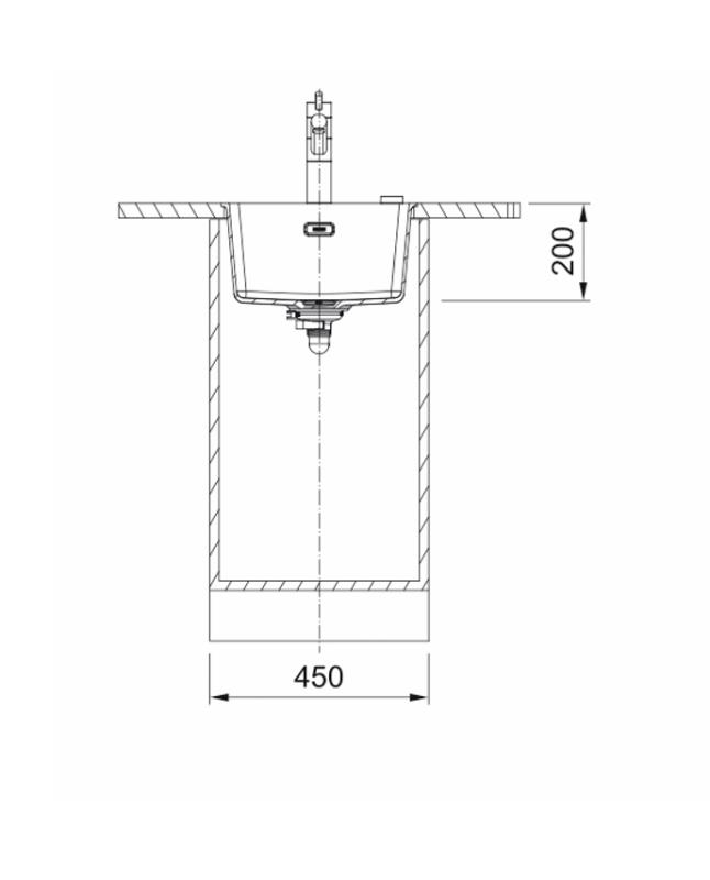 Franke Maris MRG 110-37 Fragranite Kaffeesahne Unterbauwaschbecken 125.0725.627