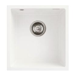 Graniteland Miniva Granit Spüle Weiß Unterbau 385x410 mm 1208971452