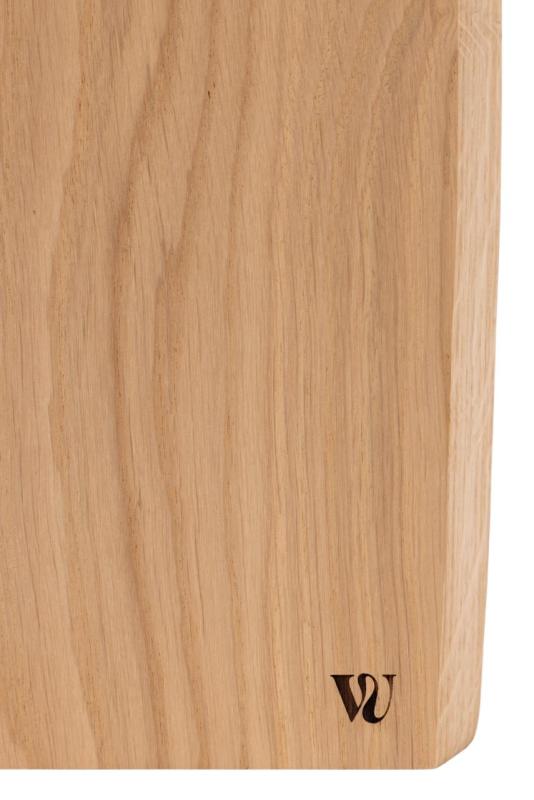 Woodsea Chop-Chop Oak XL - Eichenholz Schneidebrett 50x24cm mit Ledergriff 1208971542