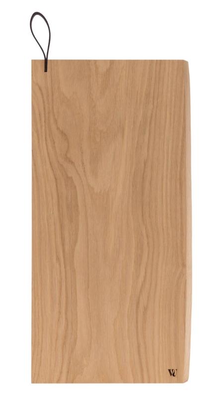 Woodsea Chop-Chop Oak XL - Eichenholz Schneidebrett 50x24cm mit Ledergriff 1208971542