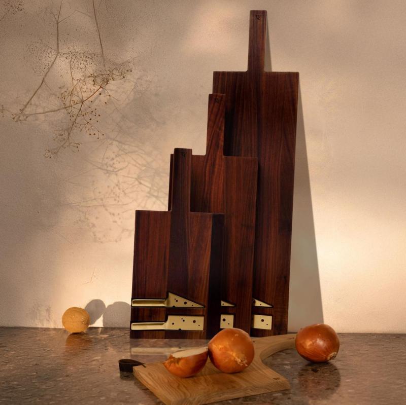 Woodsea Käse Walnuss S - Walnussholz Käsebrett 42x20cm 1208971558