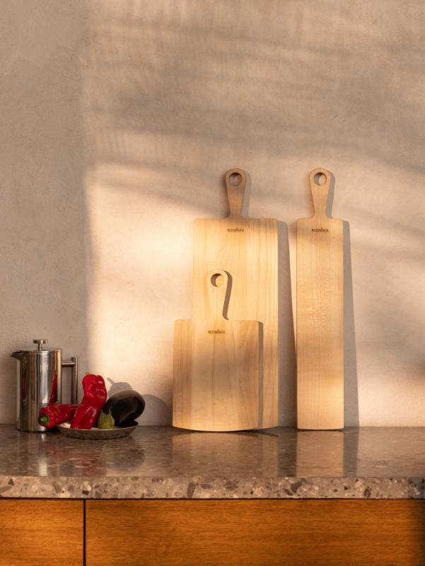 Woodsea Pine Natural - Ahornholz Servierbrett 11x62 cm 1208971578