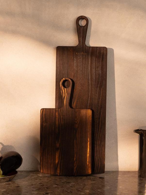 Woodsea Pine Burned - Kiefernholz Servierbrett 11x62 cm 1208971579