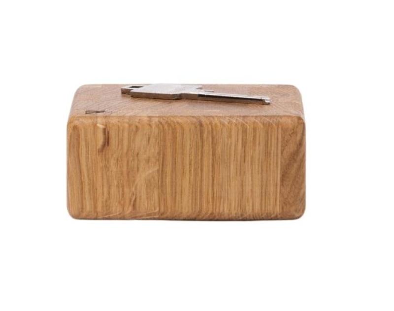 Woodsea End Grain Oak - Eichenholz Schlüsselhalter 9x9 cm 1208971600
