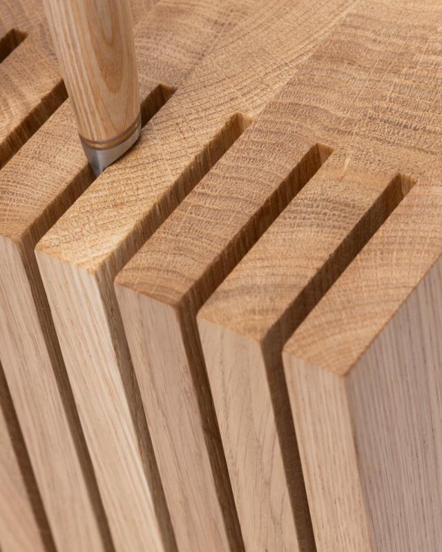 Woodsea Block Oak M - Eichenholz Messerhalter Block 17x12 cm 1208971610