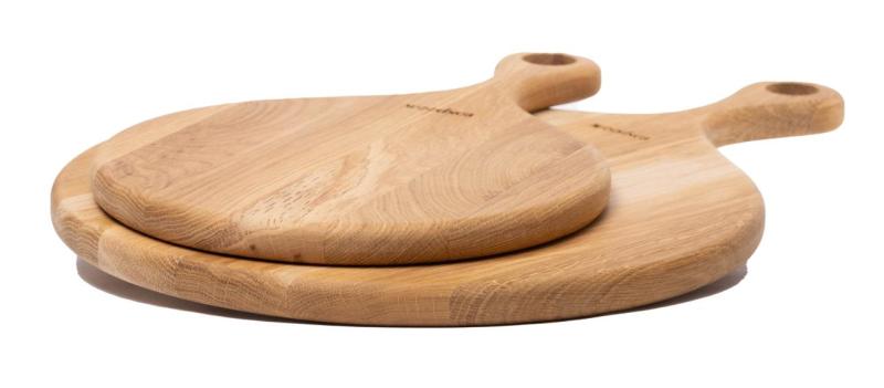 Woodsea Native M - Eichenholz Pizzabrett Rund Ø35x2 cm 1208971612