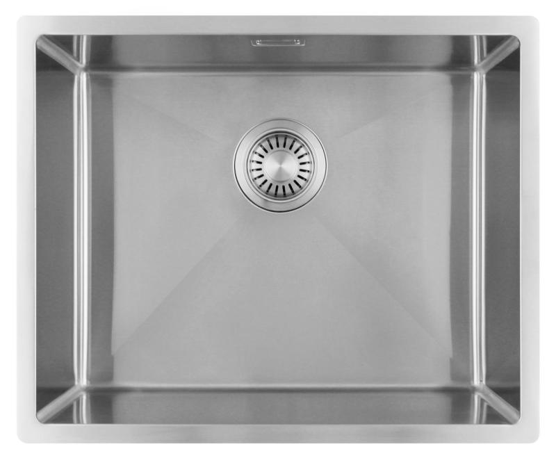 Pure.Sink Luxion Edelstahlspüle 50 x 40 cm Unterbau, flächenbündiger Einbau und Aufsatz  PLX5040-02