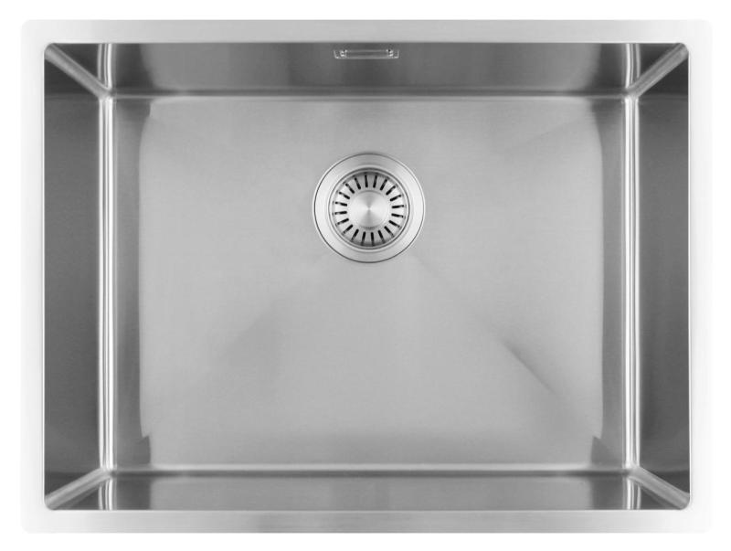 Pure.Sink Luxion Edelstahlspüle 55 x 40 cm Unterbau, flächenbündiger Einbau und Aufsatz PLX5540-02