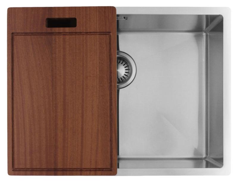 Pure.Sink Luxion Edelstahlspüle 55 x 40 cm Unterbau, flächenbündiger Einbau und Aufsatz PLX5540-02