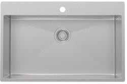Pure.Sink Luxion Große Edelstahlspüle 78 x 50 cm Tapwing mit Hahnlochbank PLX7850T-02