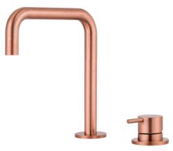 Pure.Sink Luxion 2-Loch-Küchenarmatur aus Kupfer mit U-Auslauf PLX2HU-62