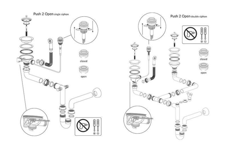 Quadri Luton Perlbeige Granitaufbauwaschbecken mit Abtropffläche umkehrbar 100x50cm mit Edelstahlstopfen 1208971772