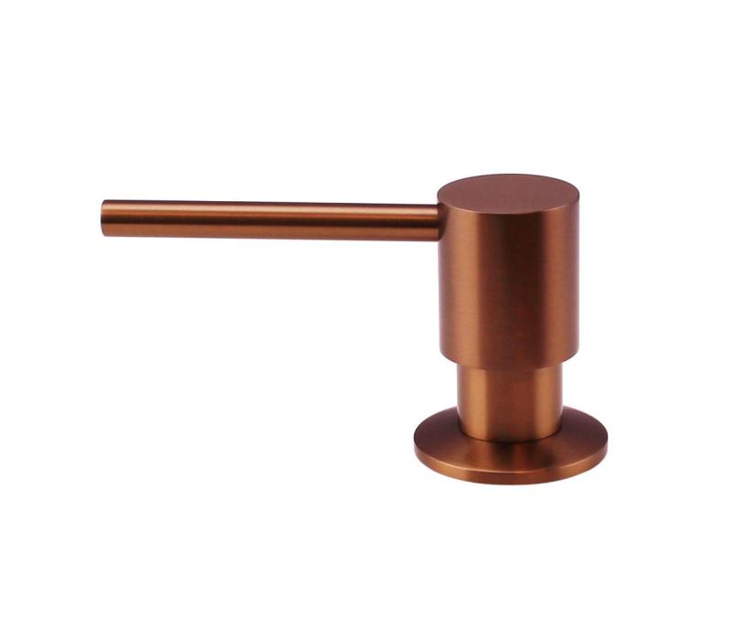 Pure.Sink Elite Steel Shine Einbau Seifenspender PVD Kupfer von oben nachfüllbar PS9010-62