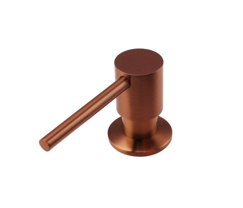 Pure.Sink Elite Steel Shine Einbau Seifenspender PVD Kupfer von oben nachfüllbar PS9010-62