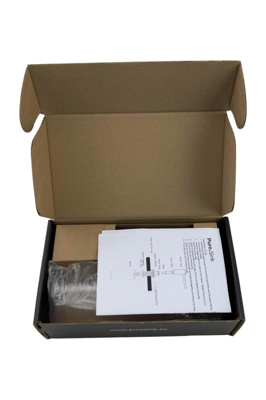 Pure.Sink Elite Steel Shine Einbau Seifenspender PVD Kupfer von oben nachfüllbar PS9010-62