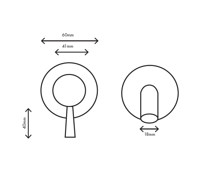 MURO TUA Wand-Einbau-Waschtischarmatur Chrom M1.AB1.2.CR