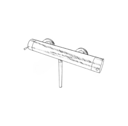 MURO TUA Duschthermostat mit Duschgarnitur Chrom M1.B1TH.CR