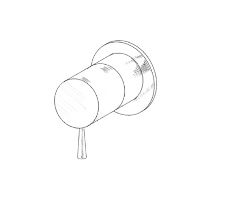 MURO TUA Wand-Einbau-Mischbatterie Chrom M1.B31.R.CR