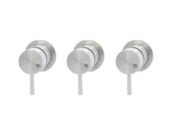 MURO TUA Wand-Einbau-Mischbatterie mit 2 Absperrhähnen Chrom M1.B34.R.CR