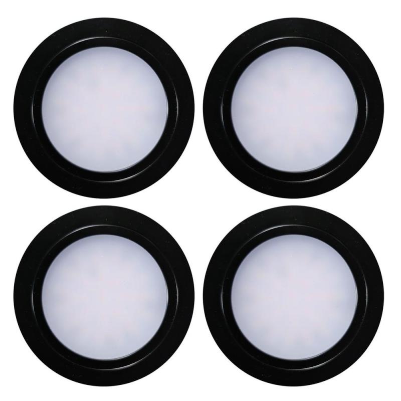 Indux Luma Kleine Einbauküche LED-Spot-Set 4 Spots mit LED-Treiber Schwarz 1208972325
