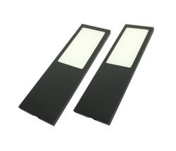 Indux Solin Küche Aufbaubeleuchtung Multi Tone LED Set 2 Spots x 3,6 W Schwarz 1208972344