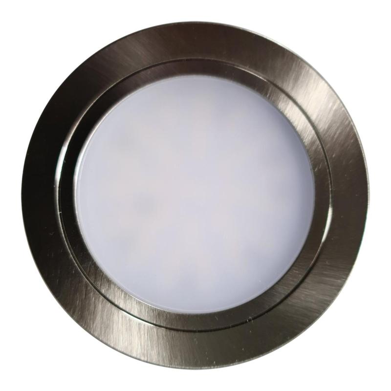 Indux Luma Kleine Einbauküche LED-Spot Edelstahl-Optik 1208972370