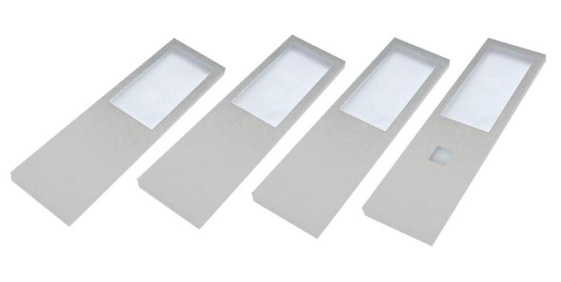 Indux Lino Küchenaufbauset LED 4 Spots 4W mit integriertem Touch-Dimmschalter Aluminium 1208972396