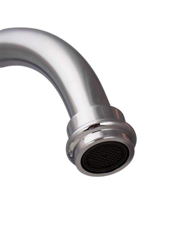 Aquanello Heritage Ascot Klassische Küche Nostalgischer Küchenwasserhahn Chrom mit rundem Auslauf CR-4003-HA
