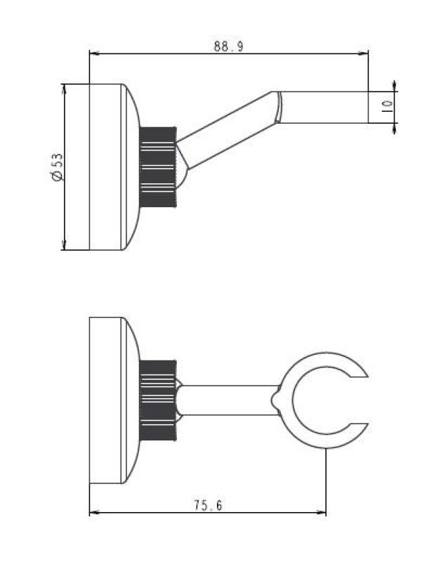 Aquanello Heritage Collection Klassischer Handbrausehalter aus Edelstahl NB-9003-HC