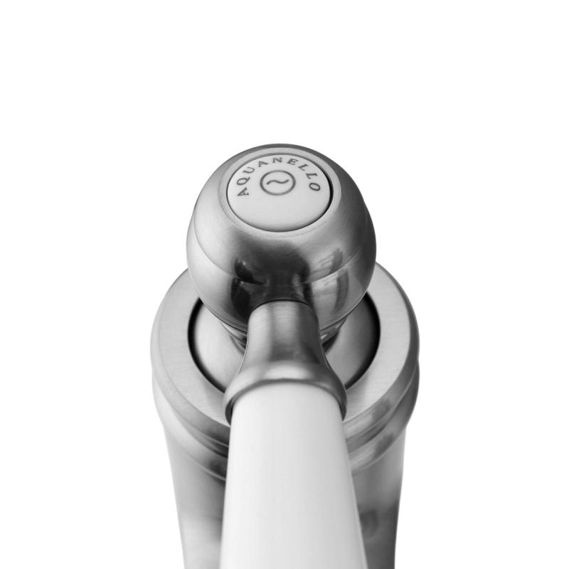 Aquanello Heritage Manor Klassischer nostalgischer Waschtischmischer aus Edelstahl NB-1001-HM