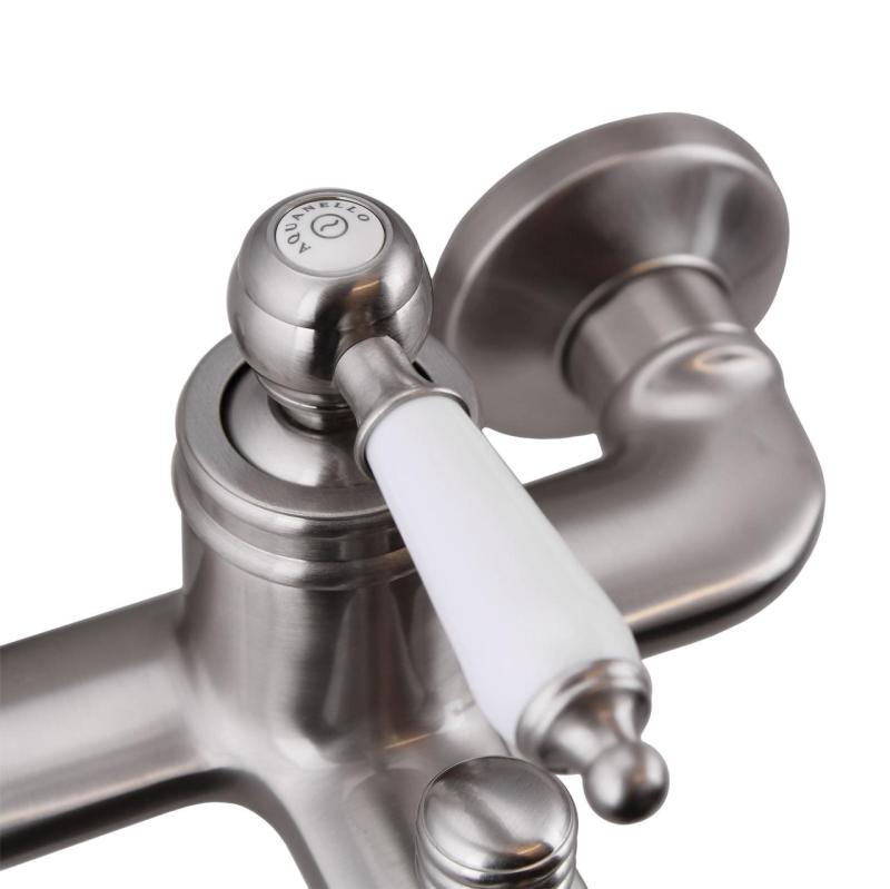 Aquanello Heritage Manor Klassische Badarmatur aus Edelstahl NB-3001-HM
