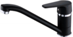 Aquanello Casa Einhebel-Küchenarmatur, schwarz, BL-1203-CS