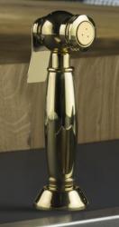 PB Nostalgische ausziehbare Küchenhandbrause, klassisch, Messing natur