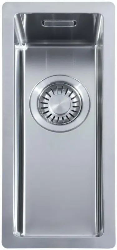 ABK Bingara kleine Edelstahlspüle 15x40cm flächenbündig unter- und oberflächenmontiert KS51015001 6300-BIN15fVI