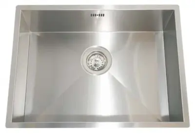 ABK Baronga große Edelstahlspüle 55x40 cm Unterbau BAR55F